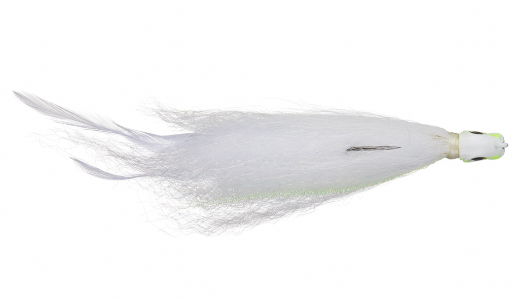 Chicken Jig - WHITE/CHARTRUESE (3 sizes available!)